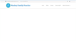 Desktop Screenshot of mackeyfamilypractice.com